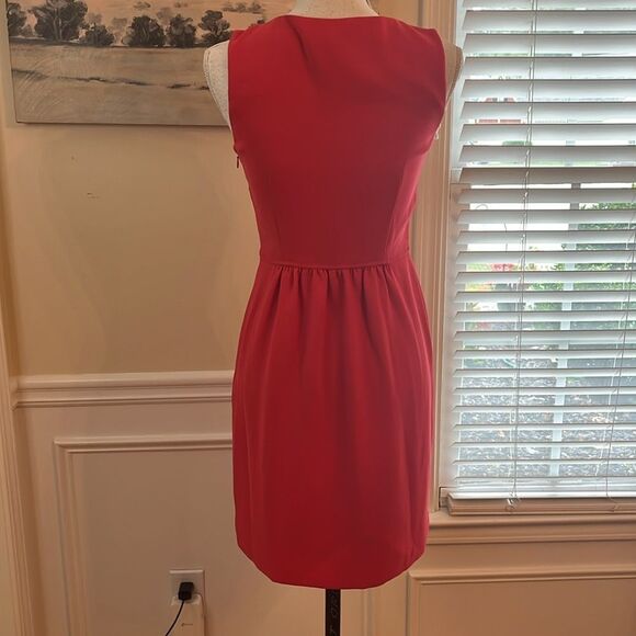 NWOT J. Crew Fuchsia Sleeveless Mini Dress - Picture 9 of 11